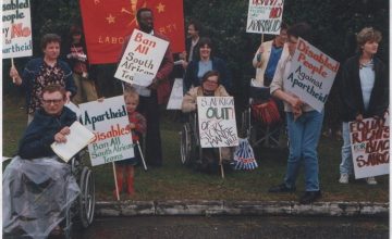 Anti-Apartheid Protest - 1982