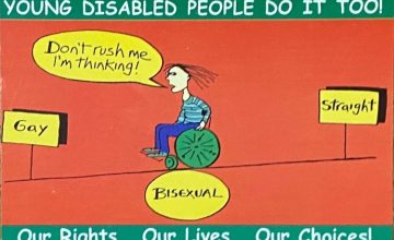 Postcard: Young Disabled People Do It Too – 1998