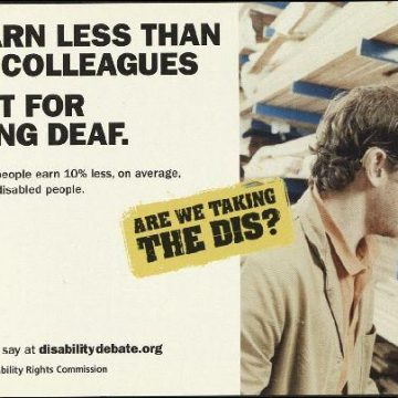I earn less, are we taking the dis campaign 2005