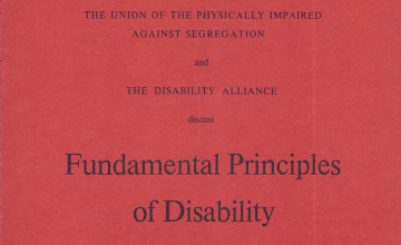 Fundamental Principles of Disability, Union of the Physically Impaired Against Segregation