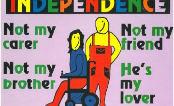 Postcard: Independence Festival: Not my carer, 1997  