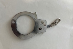 Photo of a handcuff used in an ADAPT protest, USA, 1998