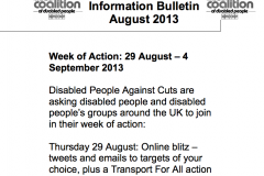 GMCDP Information Bulletin Aug 2013
