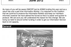 GMCDP Info Bulletin June 2012