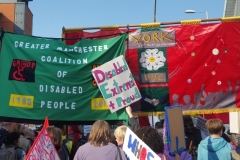 Photo: a March protesting against austerity, Oxford Road Manchester, 4 October 2015